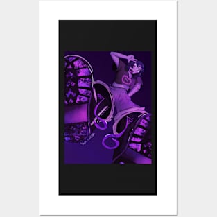 Purple Shoes Posters and Art